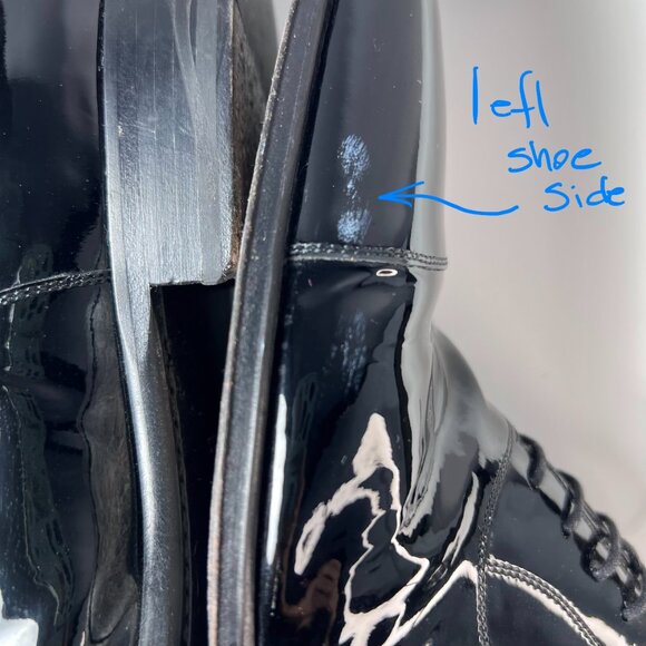 MAGNANNI for Saks Fifth Avenue Black Patent Leather Oxford Men\'s Dress Shoes 10 main image 13